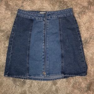 PACSUN DENIM MINI SKIRT